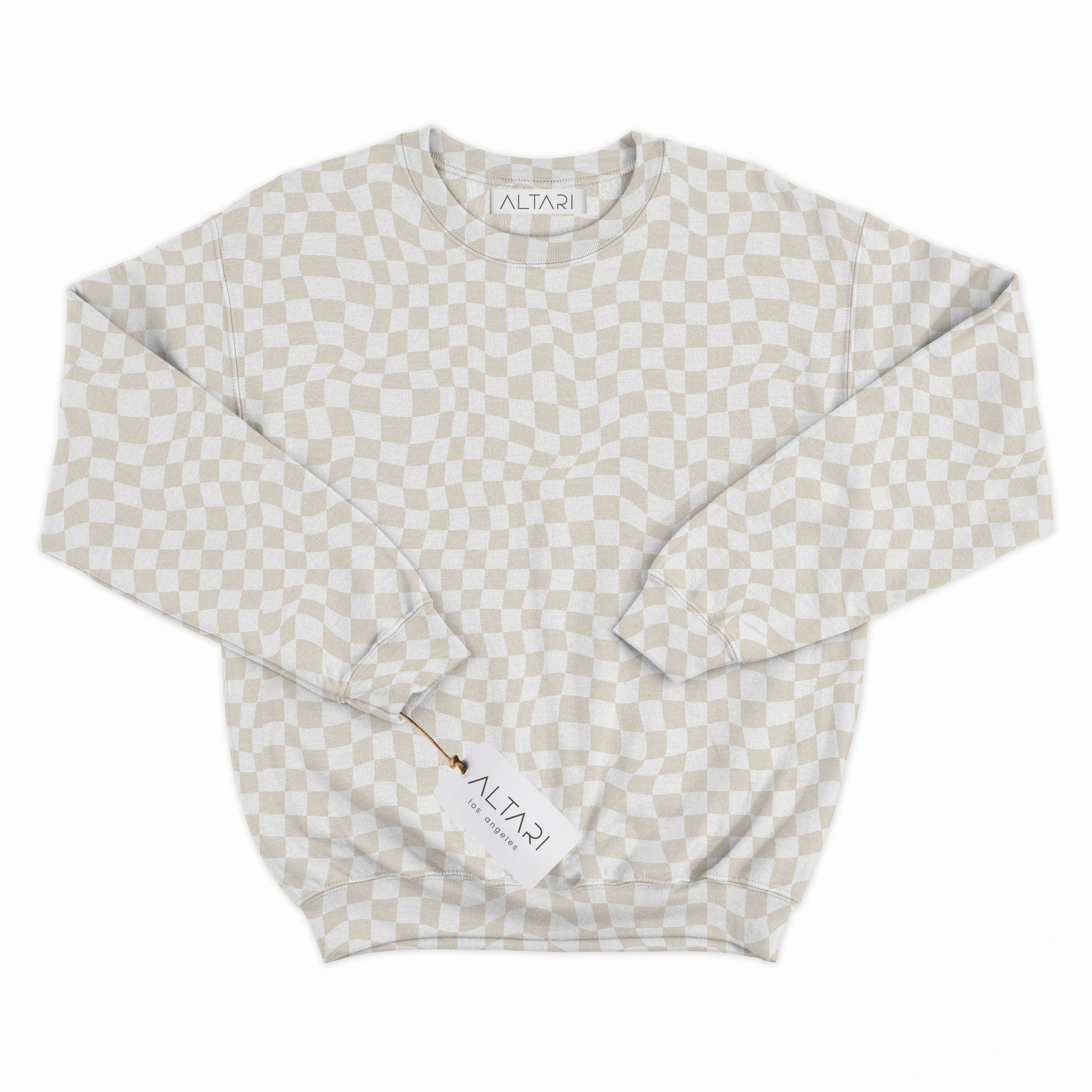 Checkerboard Sweatshirt | Unisex Streetwear