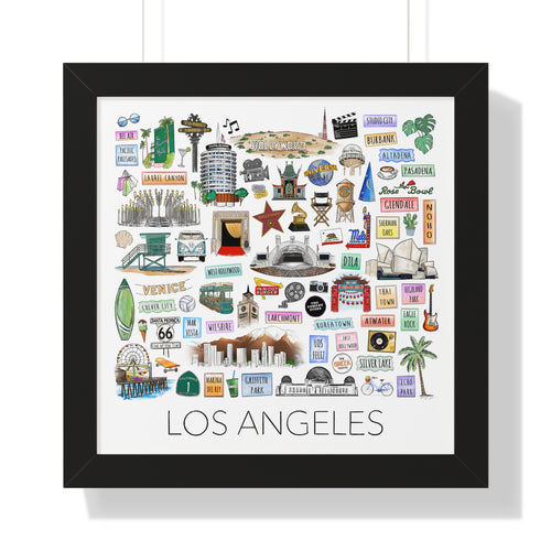 Los Angeles Framed Art Print